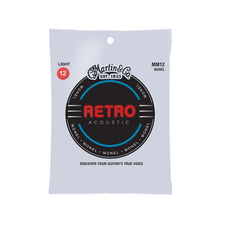 Martin MM12 Retro Light Monel Acoustic Guitar Strings (12–54)