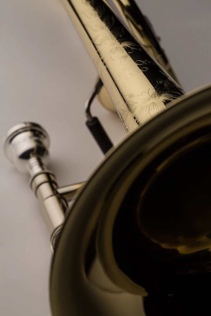 S.E. Shires TBQ30A Q-Series Axial F-Attachment Trombone Lacquer Yellow Brass Bell