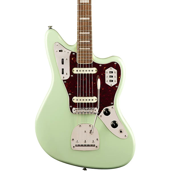 Squier Classic Vibe '70s Jaguar Electric Guitar Surf Green Fender