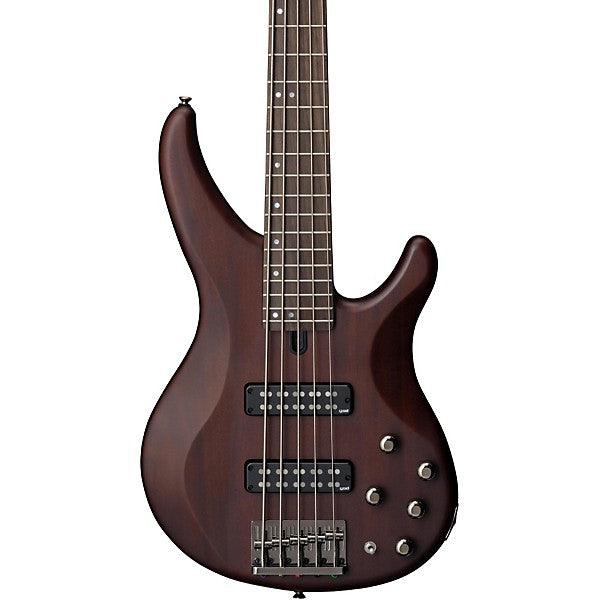Yamaha TRBX505 5-String Premium Electric Bass Transparent Brown 