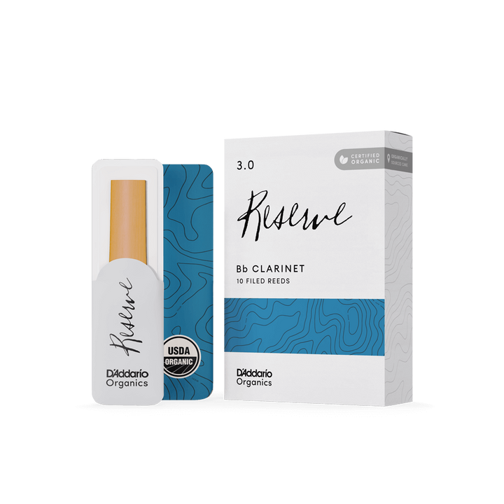 D'Addario Organic Reserve Bb Clarinet Reeds - Box of 10