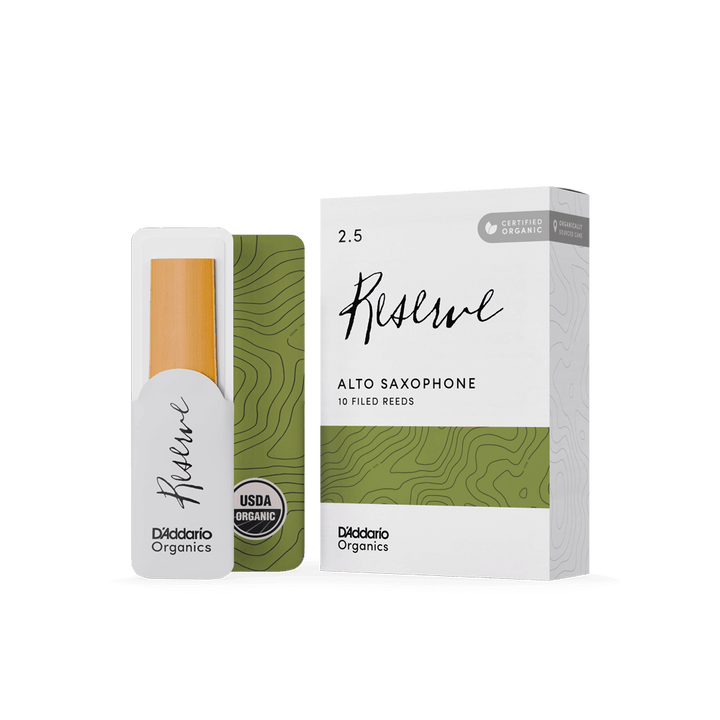 D'Addario Organic Reserve Alto Sax Reeds - Box of 10
