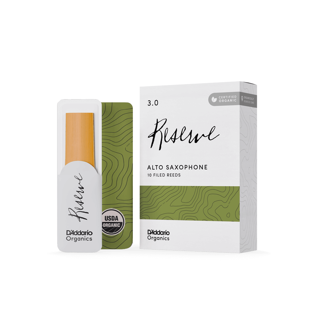 D'Addario Organic Reserve Alto Sax Reeds - Box of 10