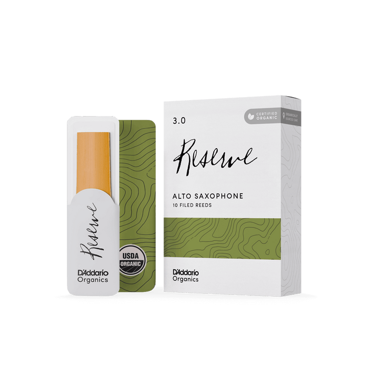 D'Addario Organic Reserve Alto Sax Reeds - Box of 10