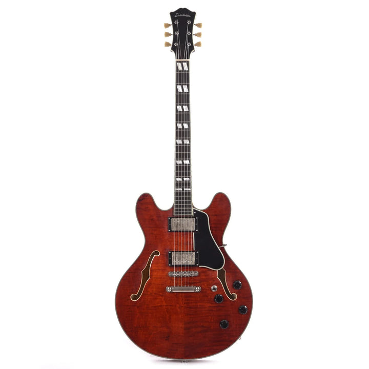 Eastman T59/TV 16″ Thinline Semi-Hollowbody Electric Guitar (Truetone Vintage Gloss) - Pecknel Music