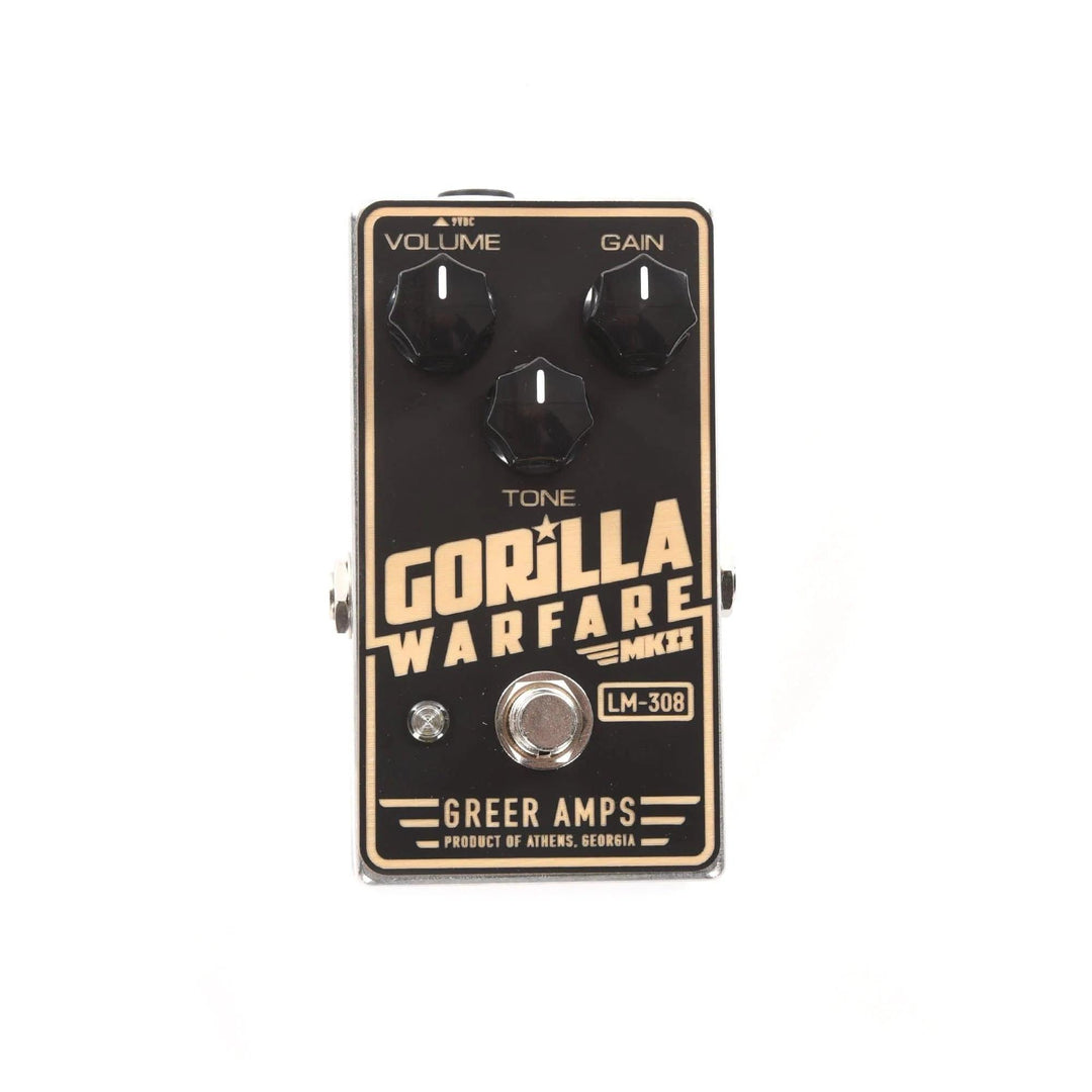 greer amps pedals Gorilla Warfare MKII Distortion FX Pedal
