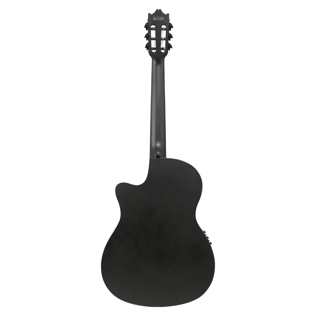 Ibanez GA621BOT Classical Acoustic-Electric Guitar (Black Out)