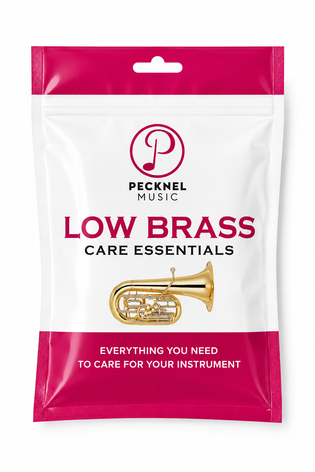 Low brass care kit on white
